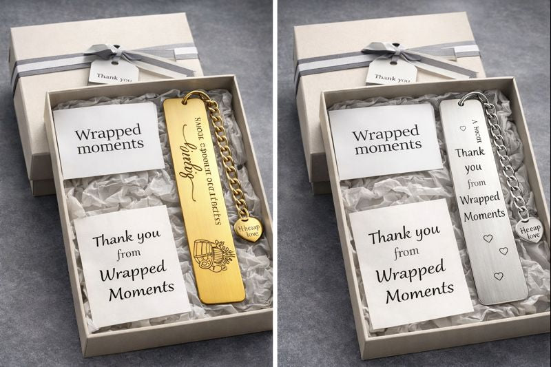 Bookmark Thank You Gift - Thoughtfully Packaged